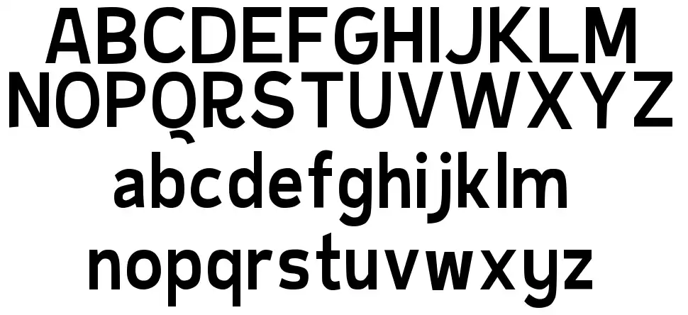 Burbin Casual NCfont specimens