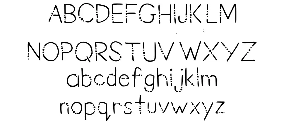 Burst Bubblefont specimens