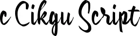 c Cikgu Script