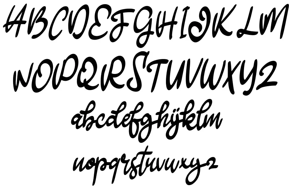 Caledyfont specimens
