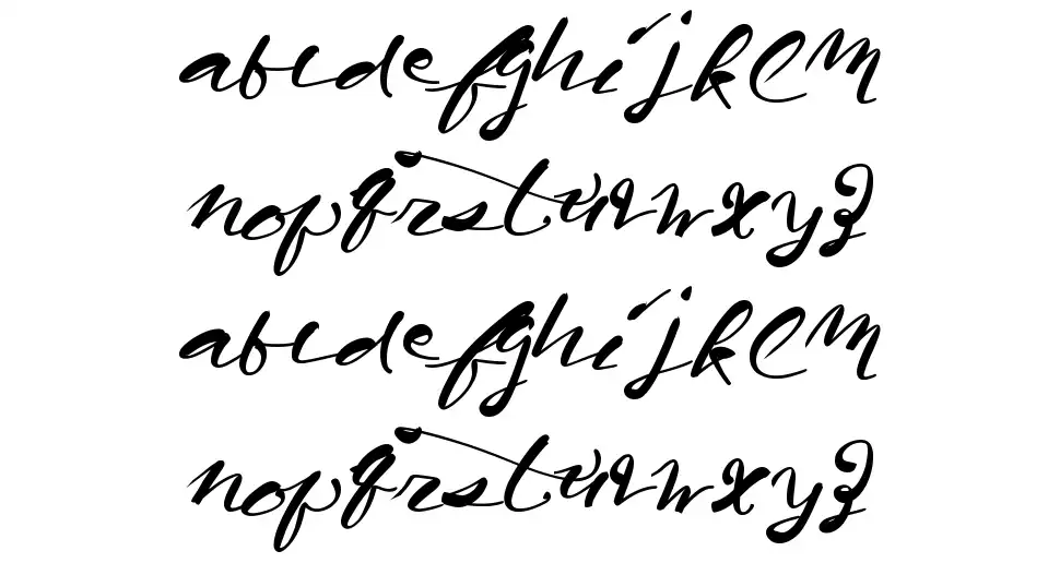 California Harvestfont specimens