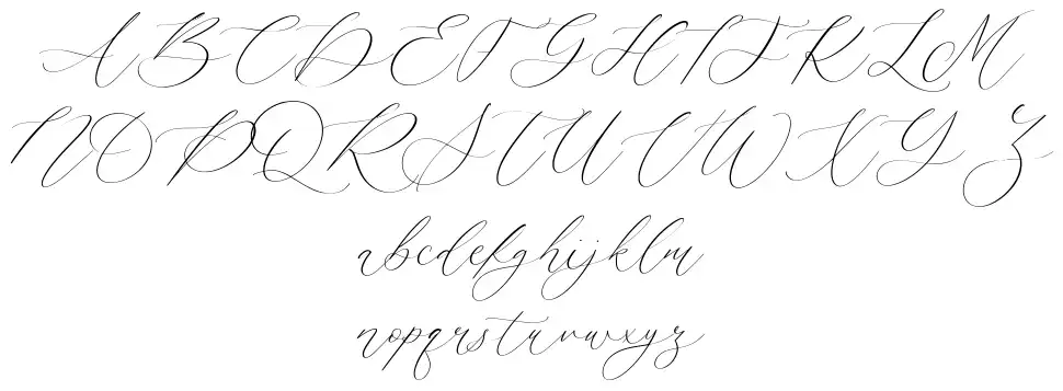 Camila Raindropfont specimens