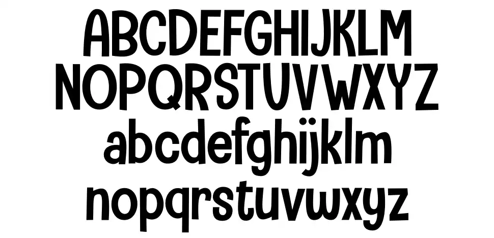 Camping Holidayfont specimens