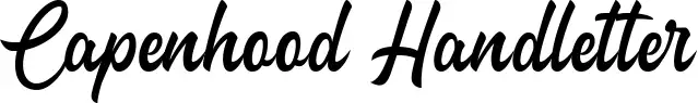 Capenhood Handletter