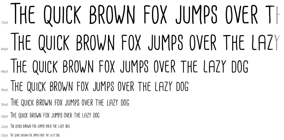 Cardenio Modernfont waterfall