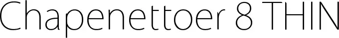 Chapenettoer 8 THIN