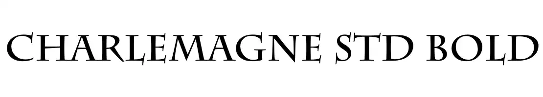Charlemagne Std Bold