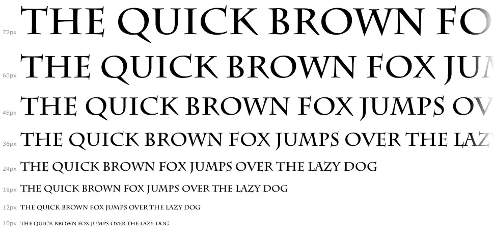 Charlemagne Std Boldfont waterfall