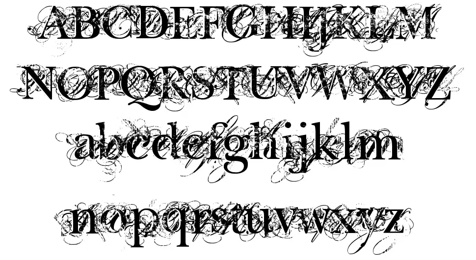 Chic Decayfont specimens