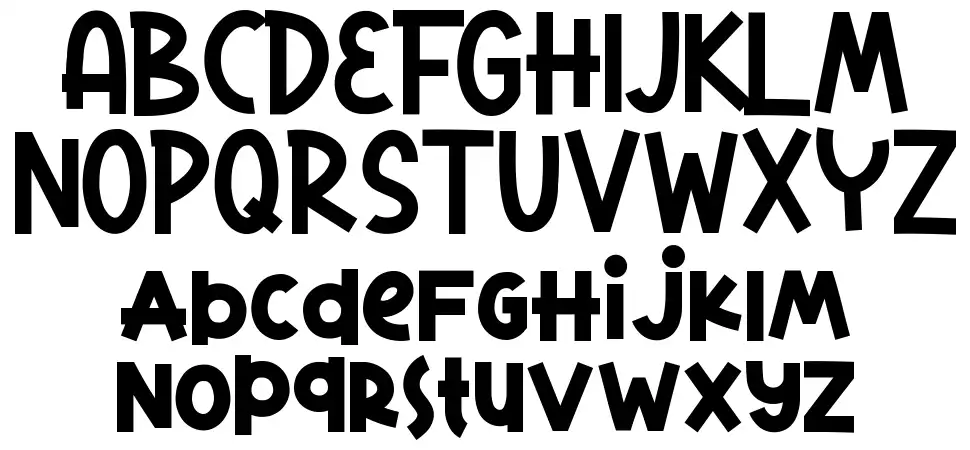 Choco Mellowfont specimens