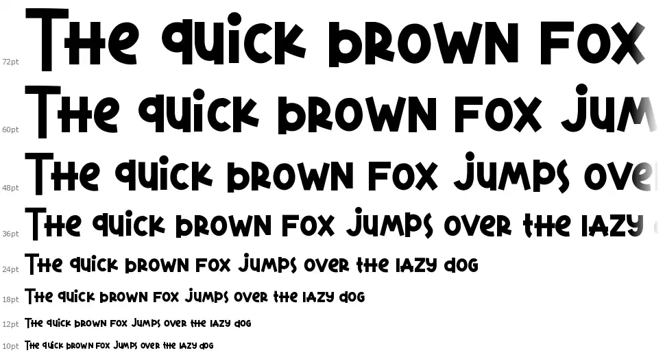 Choco Mellowfont waterfall