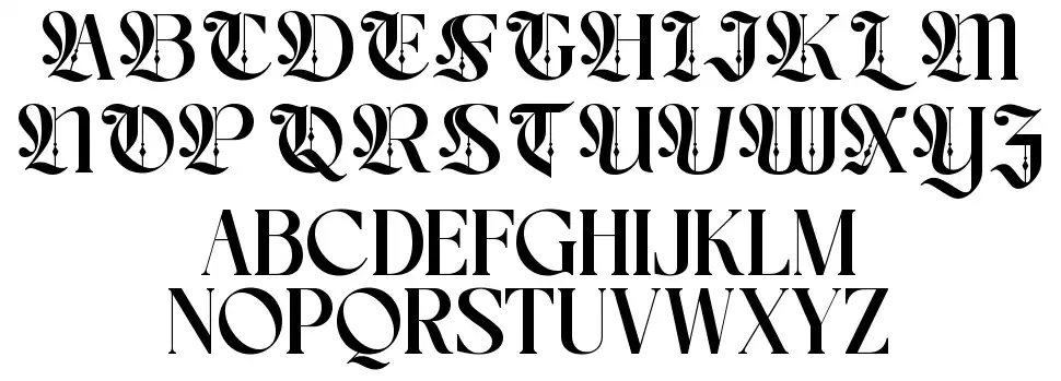 Choire Ürün Özellikleri Choirefont specimens
