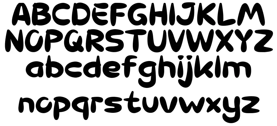 Choko Theo Ürün Özellikleri Choko Theofont specimens