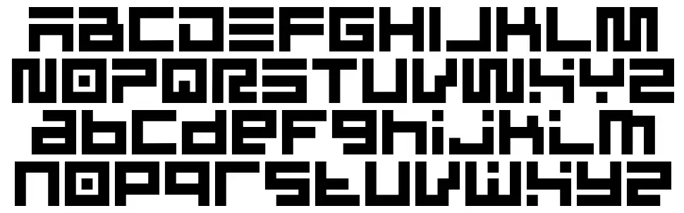 Cinderblockfont specimens