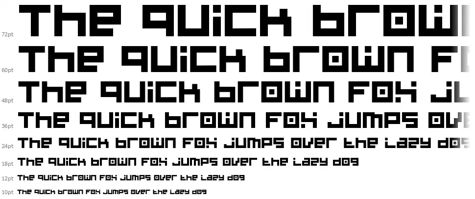 Cinderblockfont waterfall
