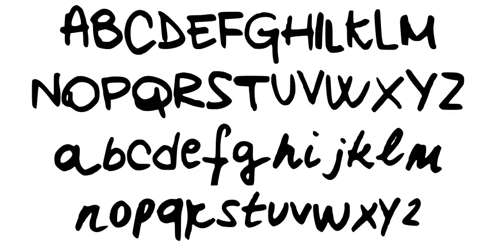 Claires Handfont specimens