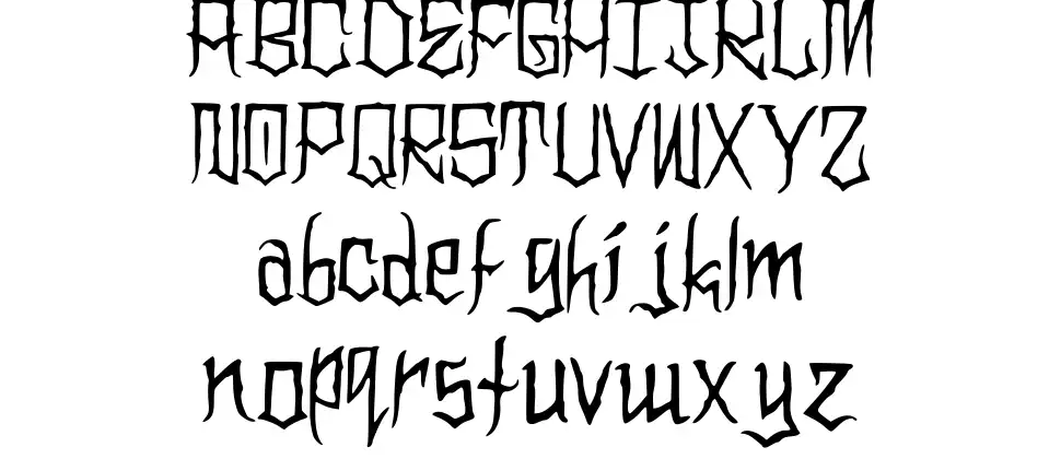 Clownoween Ürün Özellikleri Clownoweenfont specimens