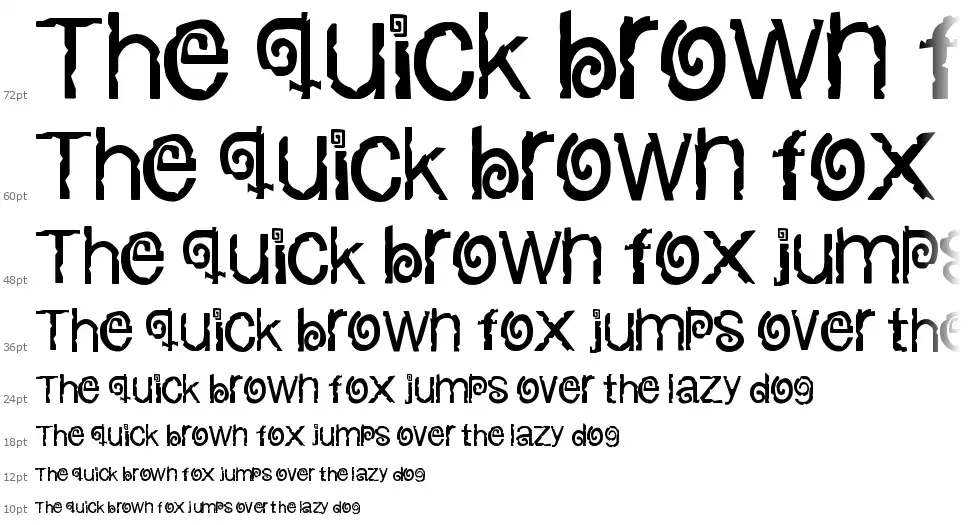 Columbian Strokefont waterfall