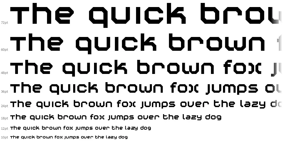 Construktivfont waterfall