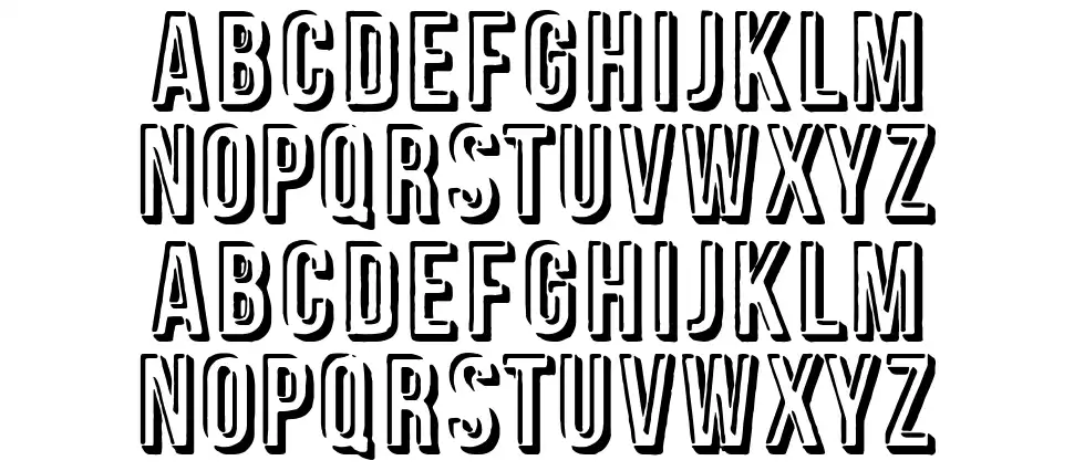 Crunch Motelfont specimens