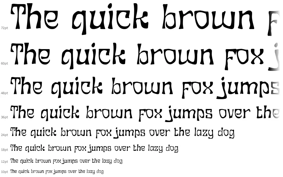 Crushwearfont waterfall