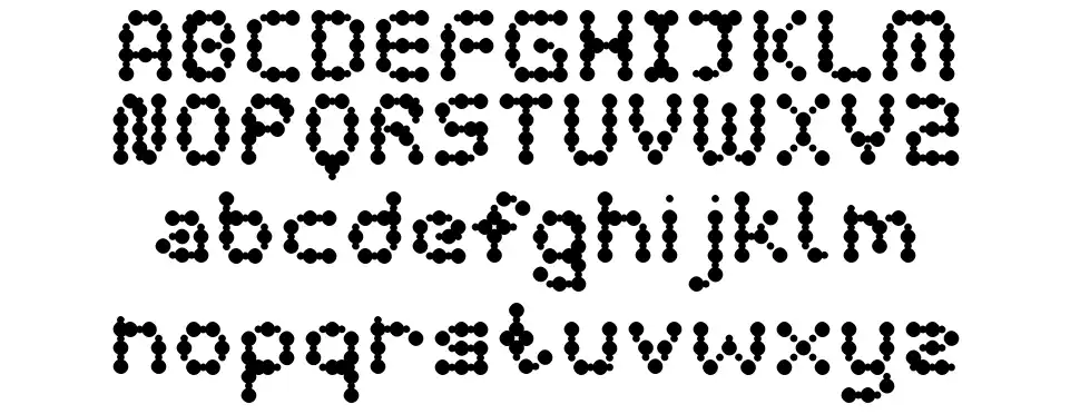Curly Lava Bubblefont specimens