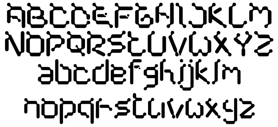 Cybernetfont specimens