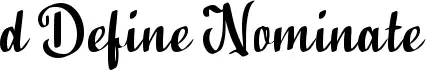 d Define Nominate