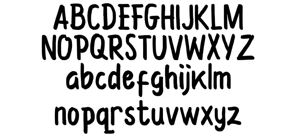 Daring Schoolfont specimens