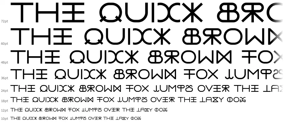 DC Testfont waterfall