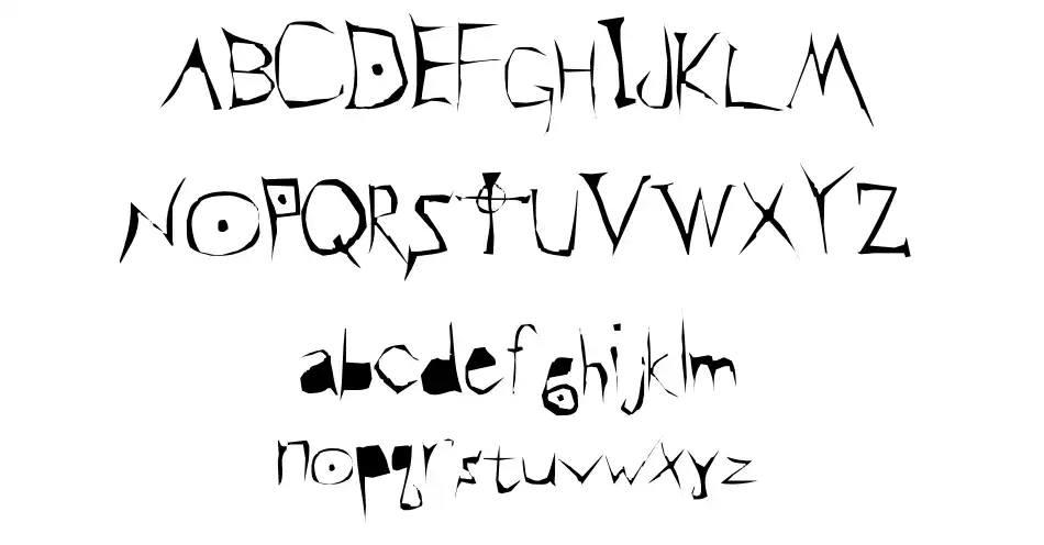 Death Note Ürün Özellikleri Death Notefont specimens