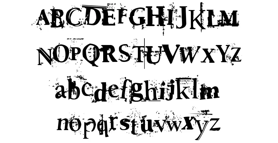 Death To Smudgeyfont specimens