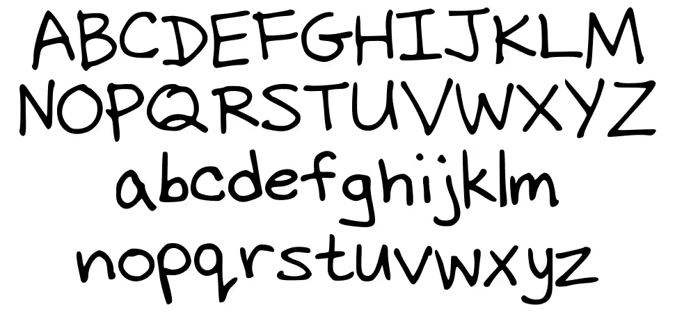 Dicks Handwritingfont specimens