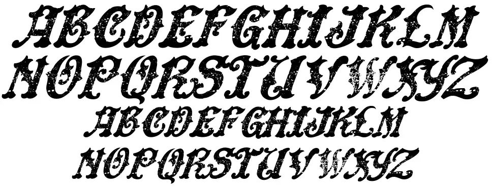 Dingle Huckleberryfont specimens