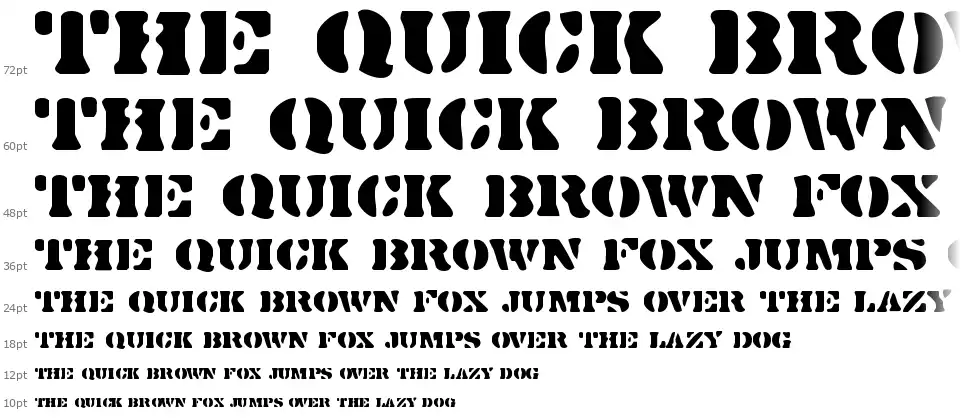 Dirty Bakers Dozenfont waterfall