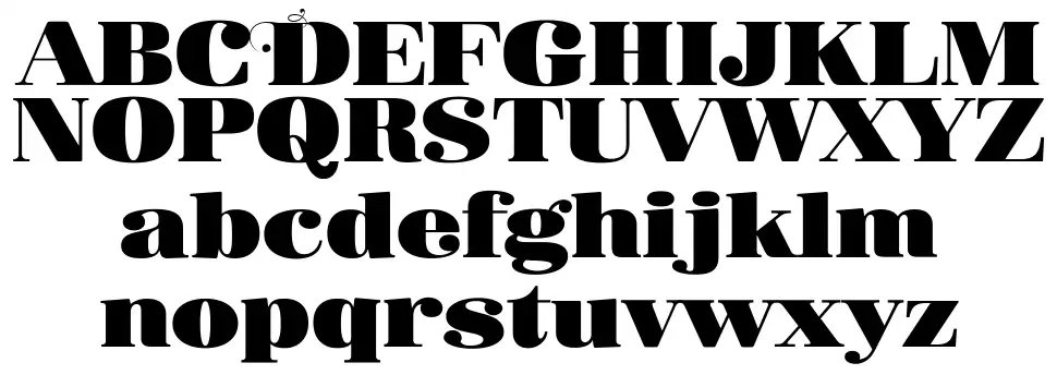 Donaire Romanfont specimens