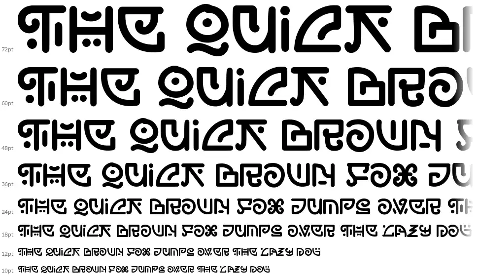 Doodlez Foreverfont waterfall