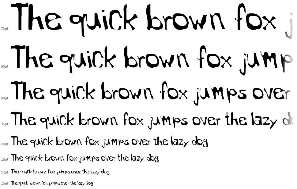 Dyslexic English Teacherfont waterfall