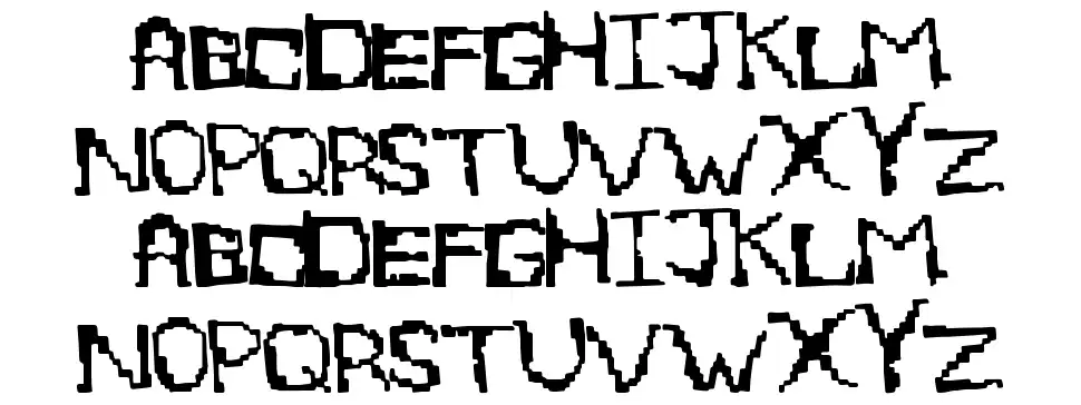EightBitefont specimens