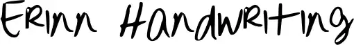 Erinn Handwriting