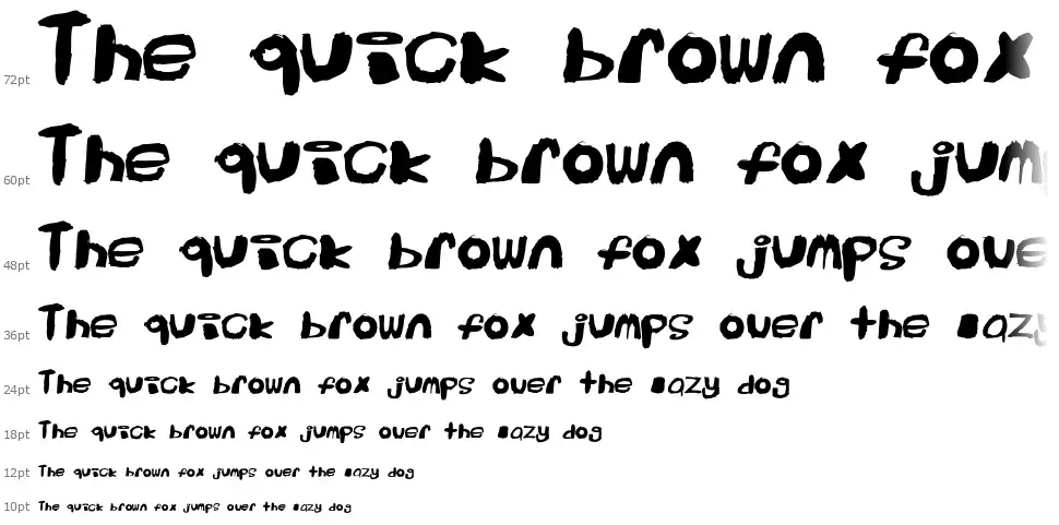 Extinctfont waterfall