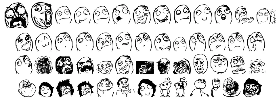 Far.Chehrefont specimens