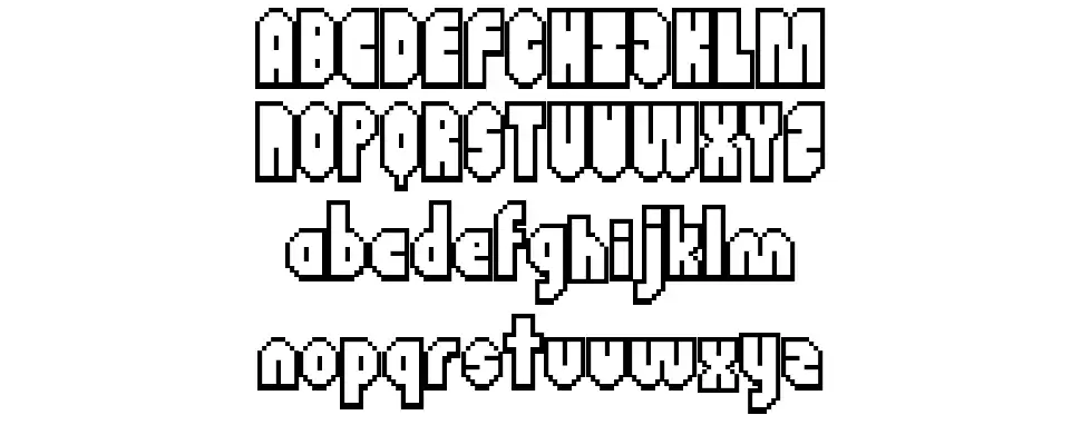 Flappy Birdyfont specimens