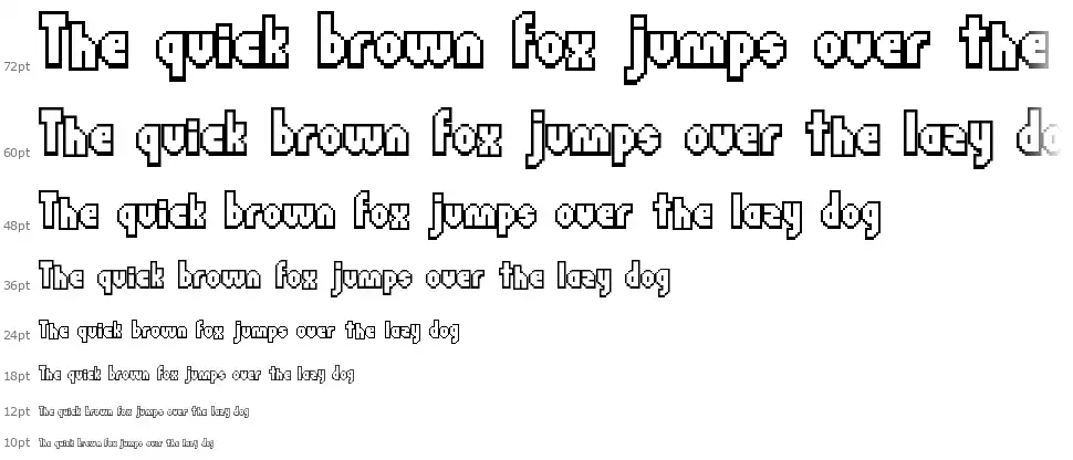 Flappy Birdyfont waterfall