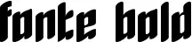 fonte Bold