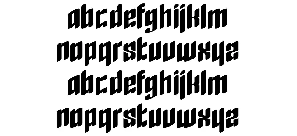 fonte Boldfont specimens
