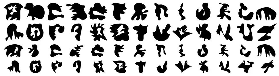 Formfeelingsfont specimens