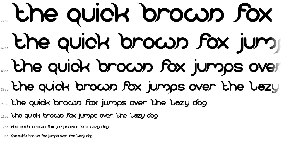 Frankenstein Monsterfont waterfall