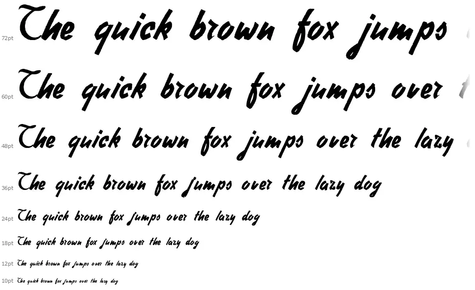 Free Writerfont waterfall