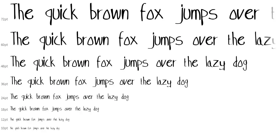 Freemindfont waterfall